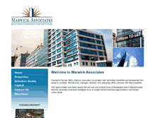 Tablet Screenshot of marwickassoc.com